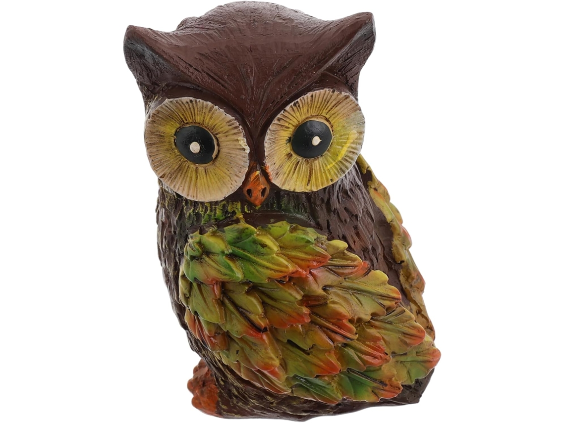 Búho Decorativo De Resina, Figura De Búho En Miniatura, Estatua De Búho Para Bonsái, Micropaisajes, Jardín Doméstico,
