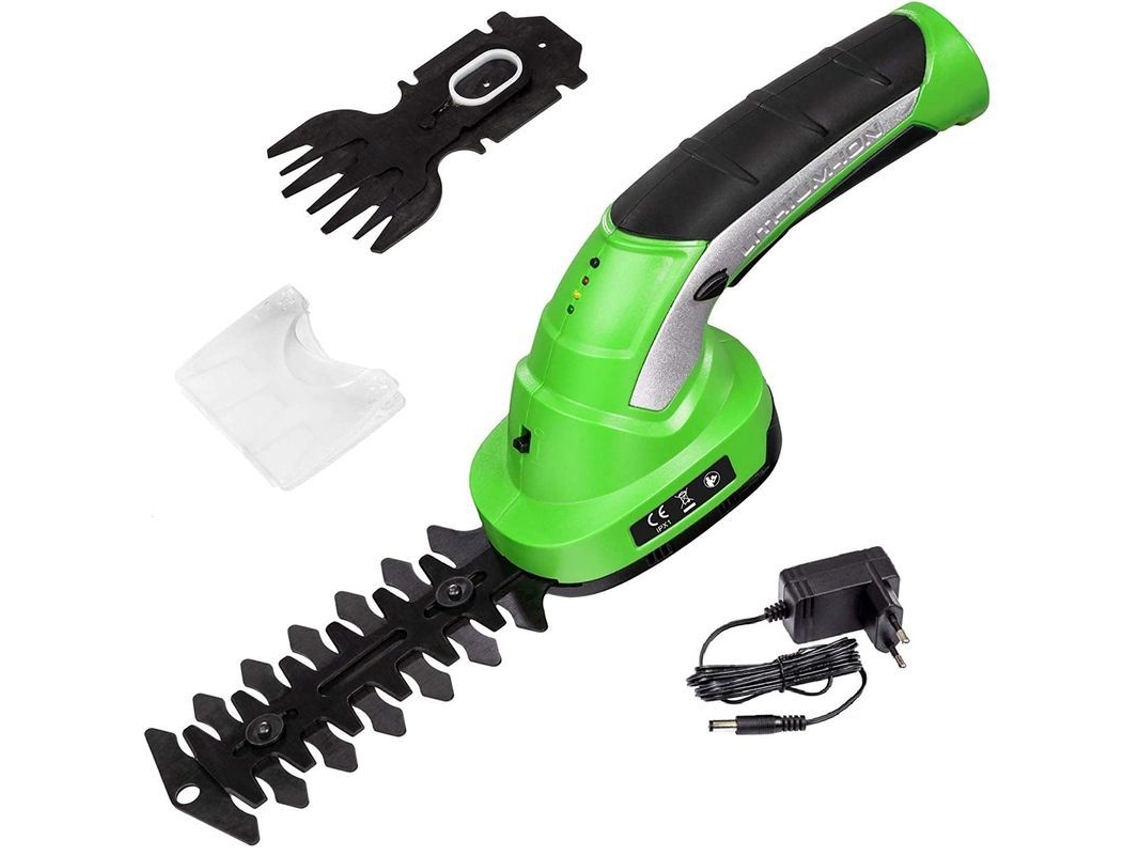 2026-cortacésped Inalámbrico 2 En 1 7,2v Con Batería Recargable, Hoja 8cm, Para Setos Y Césped