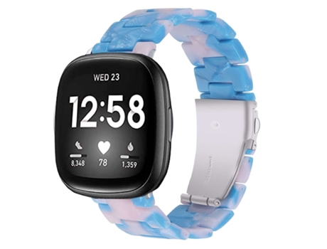 Pulsera de resina VEANXIN de lujo Aqua Fitbit de Google Versa 2