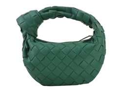 Bolso Hobo Mujer 2023 Cuero Pu Tejido A Mano Mochila Dumpling Moda Verano Bolsa De Hombro Vsb Verde Oscuro