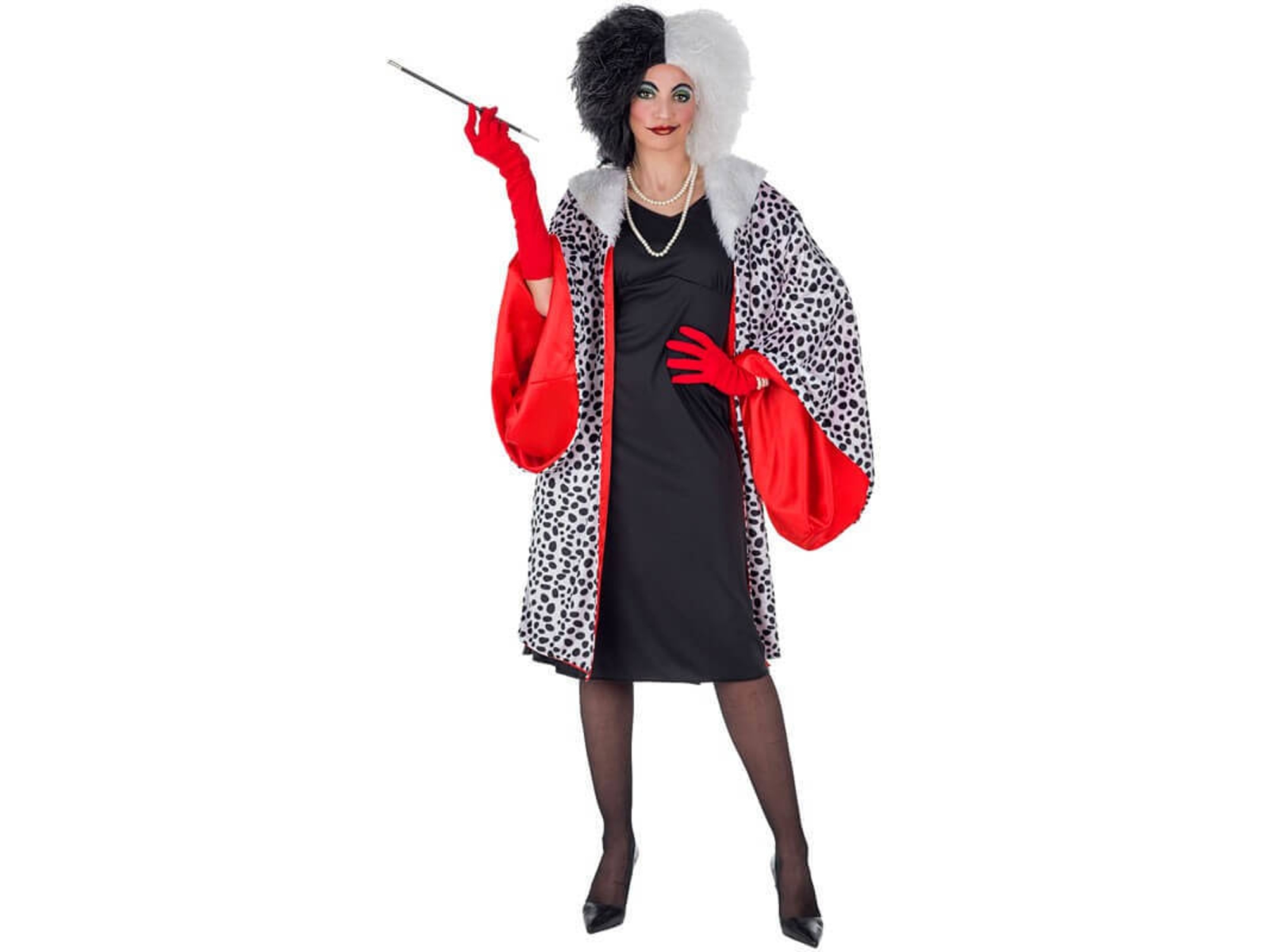 Disfraz de Mujer DISFRAZZES Villana Cruel (Talla: S)
