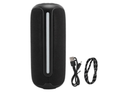 Altavoz Bluetooth inalámbrico con luz RGB, micrófono incorporado, altavoz estéreo portátil para exteriores resistente al agua IPX4 Chennnls