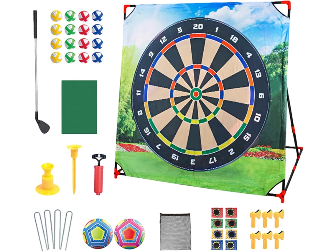 Juego de golf para exteriores Slowmoose con tapete de batalla