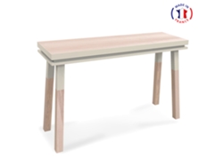 Consola Rectangular MON PETIT MEUBLE FRANÇAIS (Amarillo Lunar - Madera - 140 x 90 x 45 cm)