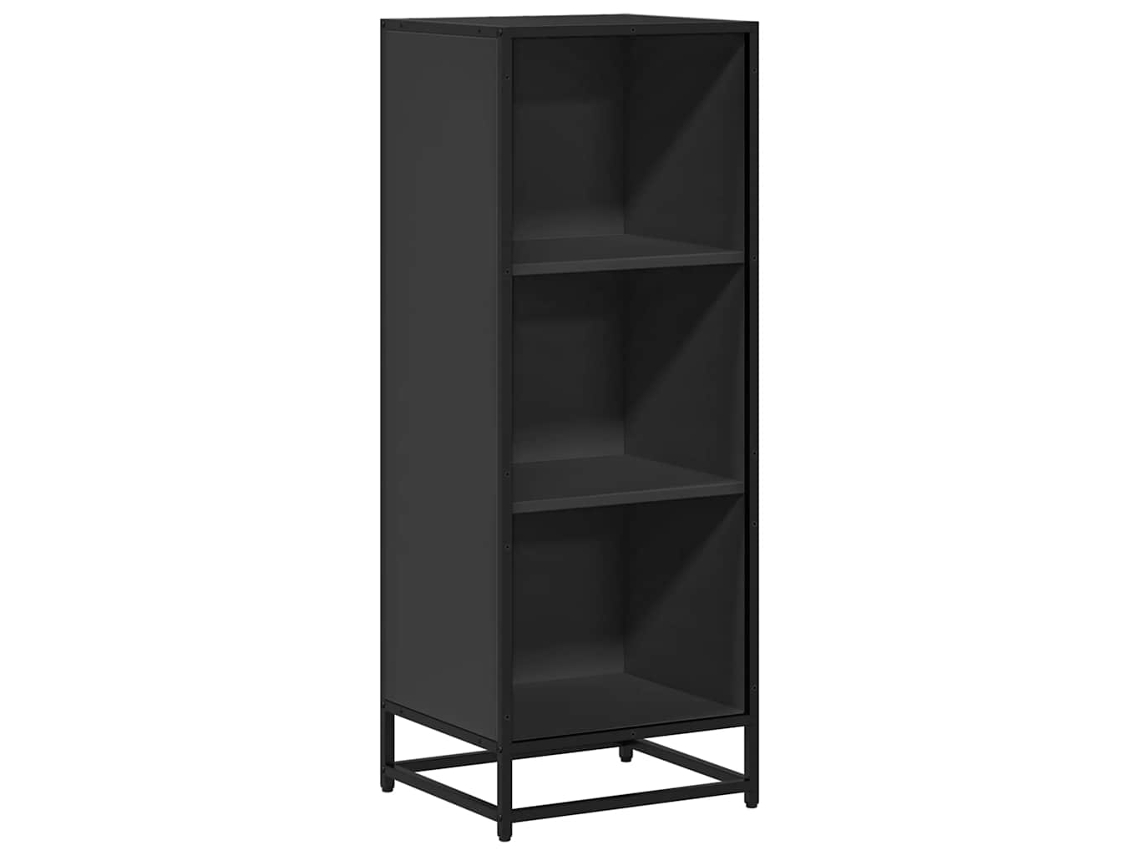 Maison Exclusive - Estantería Madera Ingeniería Negra 40x35x107,5 Cm