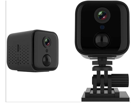 mini cámara espía cámara oculta hd 1080p pequeña cámara inalámbrica con audio detección de movimiento visión nocturna negro