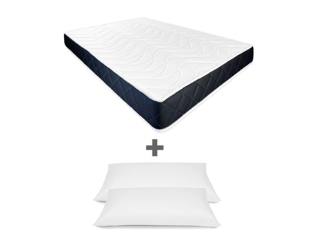 Colchón viscoblack Viscoelastico 2 Almohadas DUERMETE ONLINE (135CM X 190CM X 20CM ALTO)