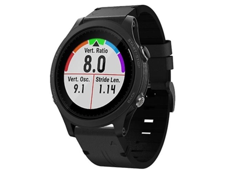 Correa para Garmin Forerunner 935 22 mm Correa de reloj con hebilla de acero y cuero negra VENISYMLIS