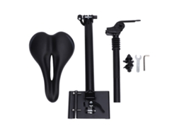 2026-asiento Plegable Ajustable En Altura De Aleación De Aluminio Sin Perforar Para Scooter M365 1s Lite Con Absorción De Impactos