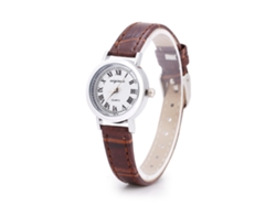 Reloj De Pulsera Analógico De Cuarzo Para Mujer Con Correa De Pu, Pequeño Y Elegante.