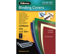Cubiertas para Encuadernación FELLOWES A4 Negro (25 un)
