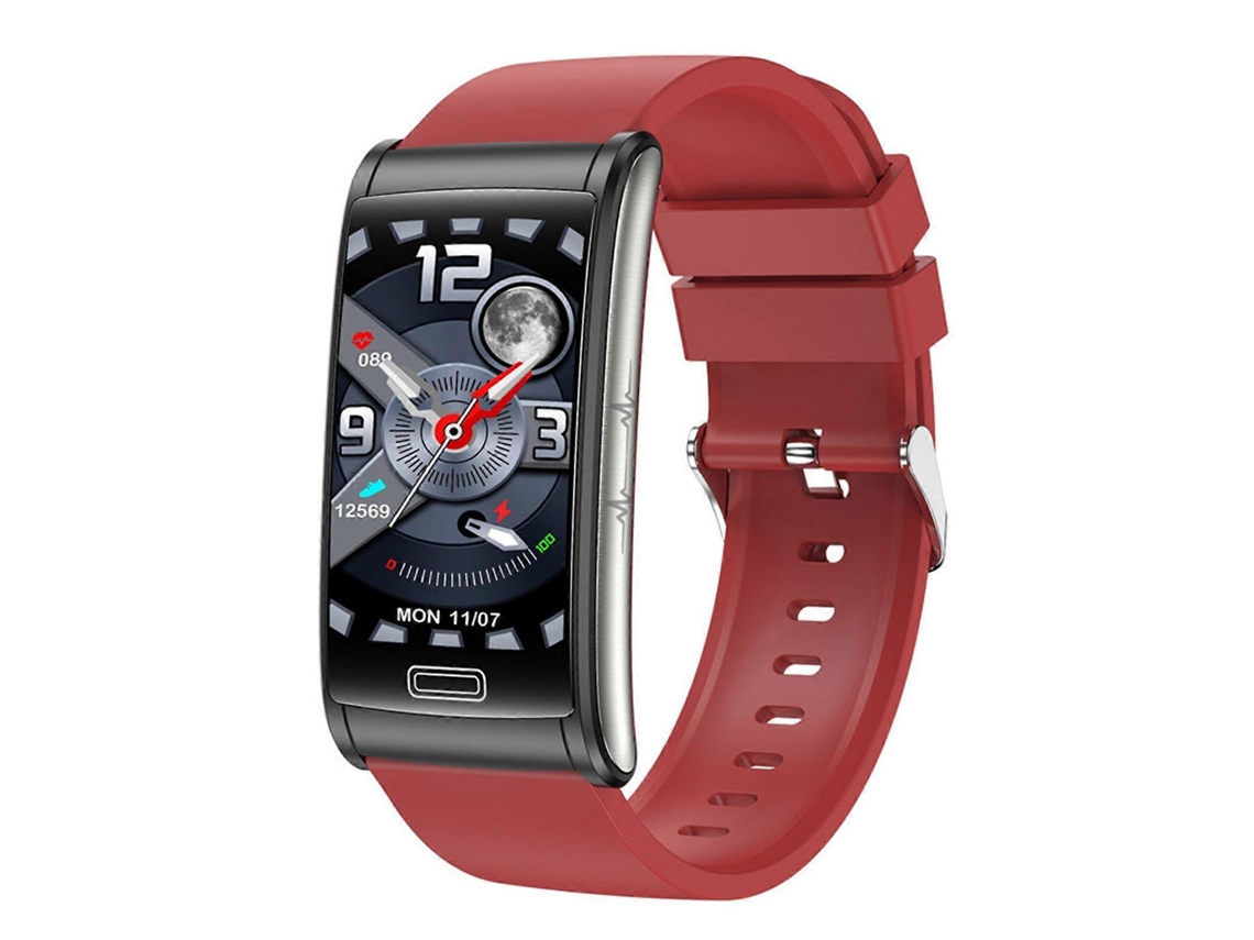 Reloj inteligente E600 con monitorización de temperatura, oxígeno en sangre, frecuencia cardíaca y presión arterial. Reloj deportivo Ly Ebike.