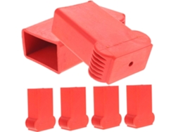 Juego De 6 Protectores Antideslizantes De Goma Para Patas De Escalera De 3x5 Cm, Duraderos.