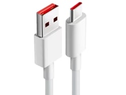 Cable De Datos Compatible Con La Carga Rápida Turbo De Xiaomi, Conector Usb-c, 1 M, Color Blanco.