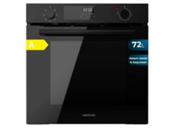 Cecotec Horno Multifunción Integrable 60cm Bolero Hexa M226000 Glass Black A. 2800w, 72l, 7 Funciones, Modo Grill