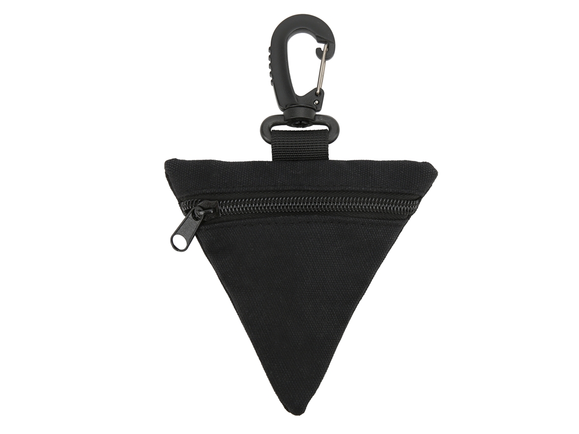 Cartera Militar Para Exteriores Con Hebilla Triangular, Estuche Edc Duradero Para Guardar Objetos, Color Negro.
