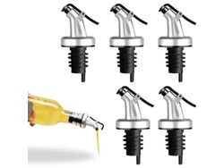 5 Boquillas Dispensadoras A Prueba De Fugas Para Licores Y Aceites - Boquillas De Alta Velocidad Para Botellas