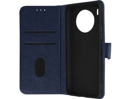 Carcasa Honor 50 Lite AVIZAR Soporte con Función de Cartera Azul
