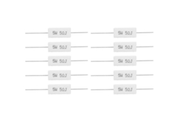 Yncm2026-10 Piezas Resistencia Cemento Potencia 5w 5r 5% Componentes Electrónicos Aislados Para Pcb