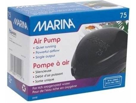 Bomba de Aire para Peces MARINA 75 (Negro - 100L)