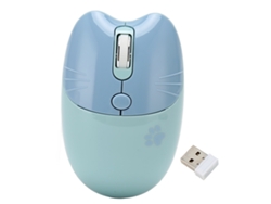 Ratón Inalámbrico Bt5.1/2.4ghz Con Clic Silencioso Y Dpi Ajustable Para Niñas, Oficina, Hogar Y Escuela (azul)