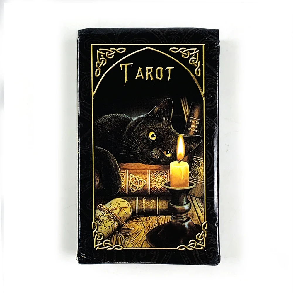 Juego de mesa de tarot con cartas de misterio y magia animal, duradero y portátil.