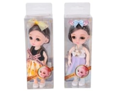 Ats-muñeca Bjd De 6.7 Pulgadas Con Ropa Zapato Peluca Maquillaje Y Articulaciones Móviles Juguete Para Niñas