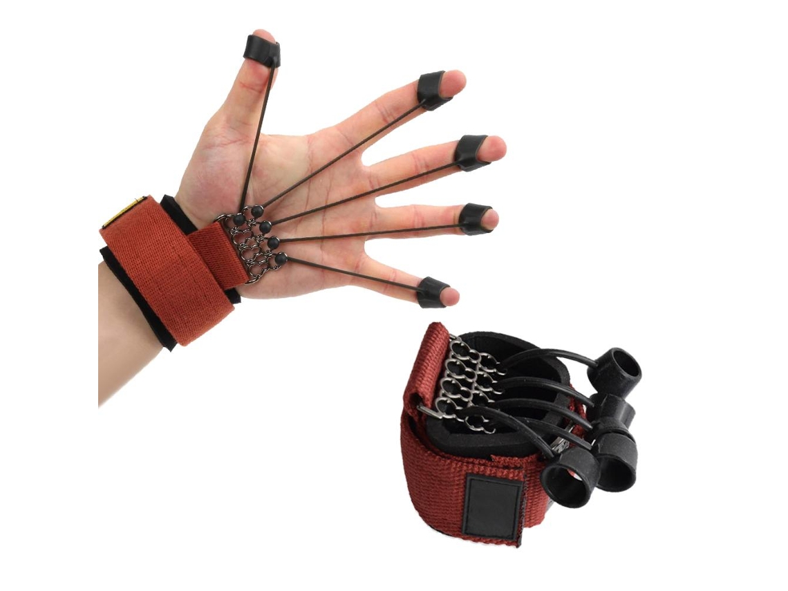 Entrenador Extensor De Dedos Y Manos Con Banda De Resistencia Para Fortalecimiento Y Flexión.