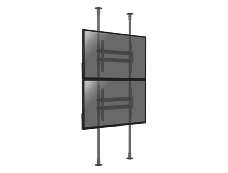 Soporte de suelo-techo para 2 TV 50-100, Altura 300cm max