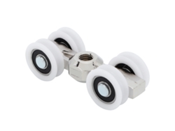 Ruedas Para Puertas Correderas Con Rodamientos, 4 Ruedas Suspendidas Para Muebles, Alta Resistencia De 150 Kg.