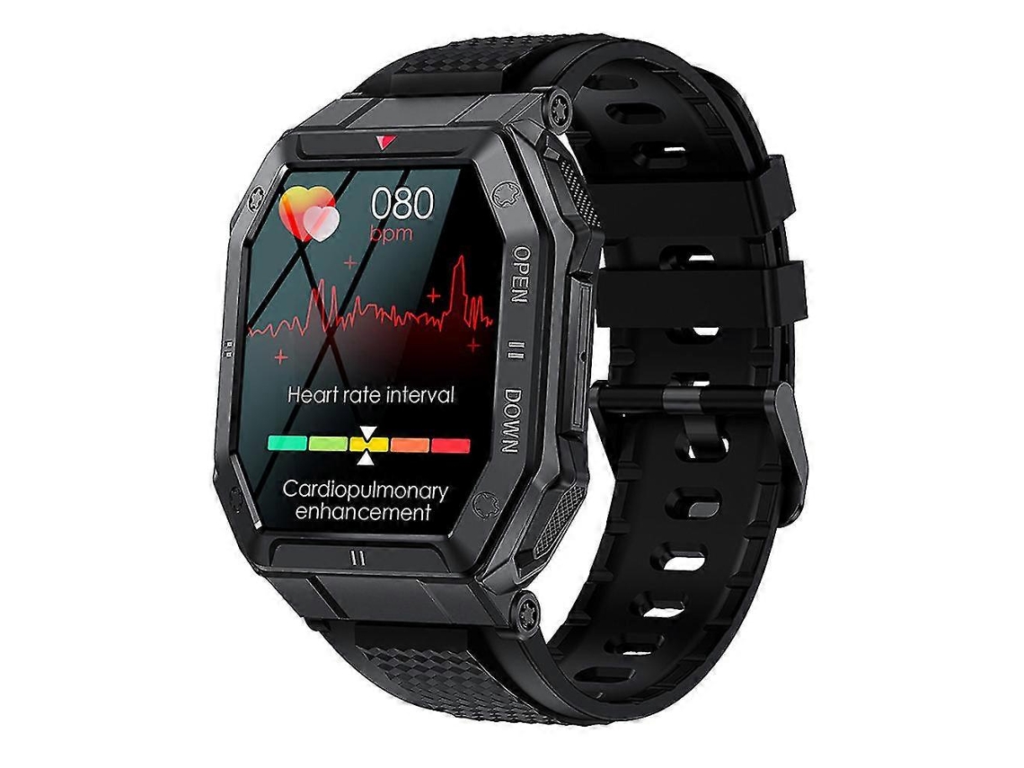 Reloj deportivo de fitness HD de 1,85 pulgadas, monitor de salud para Android e iOS, resistente al agua Ly Ebike