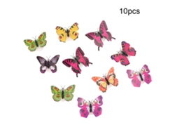10 Pegatinas De Mariposa Que Brillan En La Oscuridad, Decoración Led Para La Habitación De Los Niños