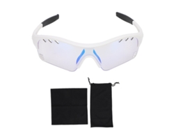 Gafas Deportivas Infantiles Ligeras Y Adaptables Con Oscurecimiento Automático Para Correr Y Practicar Montañismo - Montura Blanca/azul Con Cambio De Color