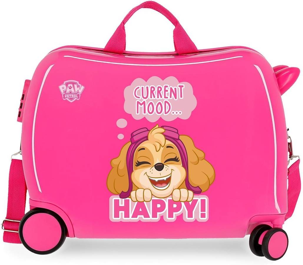 Maleta De Cabina patrulla infantil la canina playful con capacidad 34l rideon nickelodeon 38