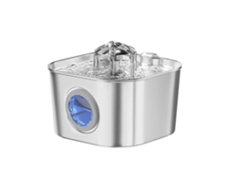 Bebedero Mascota 304 Inox 2.2l Grifo Flor Silencioso Filtro Usb Gato Perro