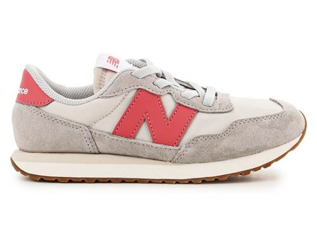 Zapatillas Deportivas NEW BALANCE 237 Para Niños ( Beige, Crema - Material Sintético -32,5)