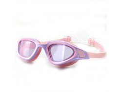 Gafas de natación para adultos, antivaho, galvanizadas, con protección UV. 800 unidades de gafas transparentes en morado y rosa (en una caja).