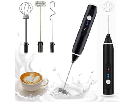 Espumador de leche eléctrico inalámbrico portátil USB para capuchino