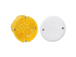 Caja De Junta Para Placa Legrand Ø80 Mm Redonda Blanca