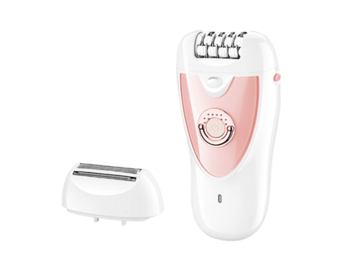 Depiladoras para mujeres, depilación facial impecable con luz LED para brazos, rostro, bikini y piernas, color rosa Yizhood
