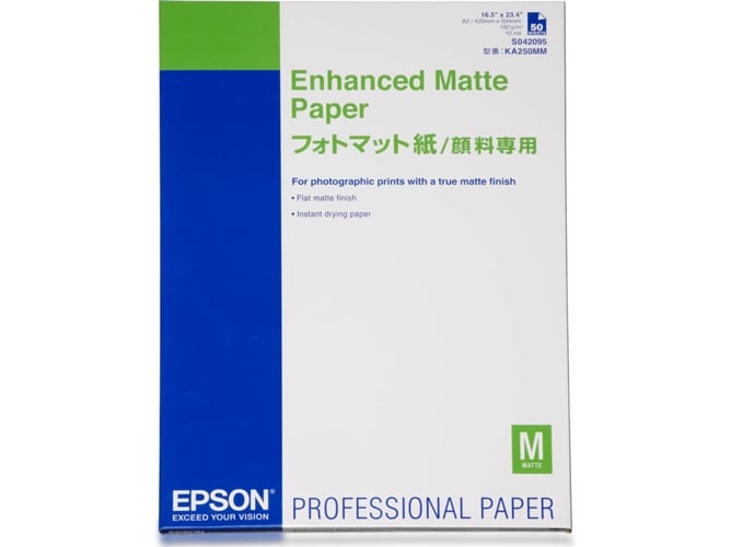 Papel para impresora EPSON Enhanced Matte - C13S042095
