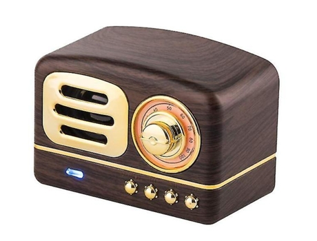 Radio de batería portátil de buena calidad Retro con altavoz Bluetooth Gils Gift Retro