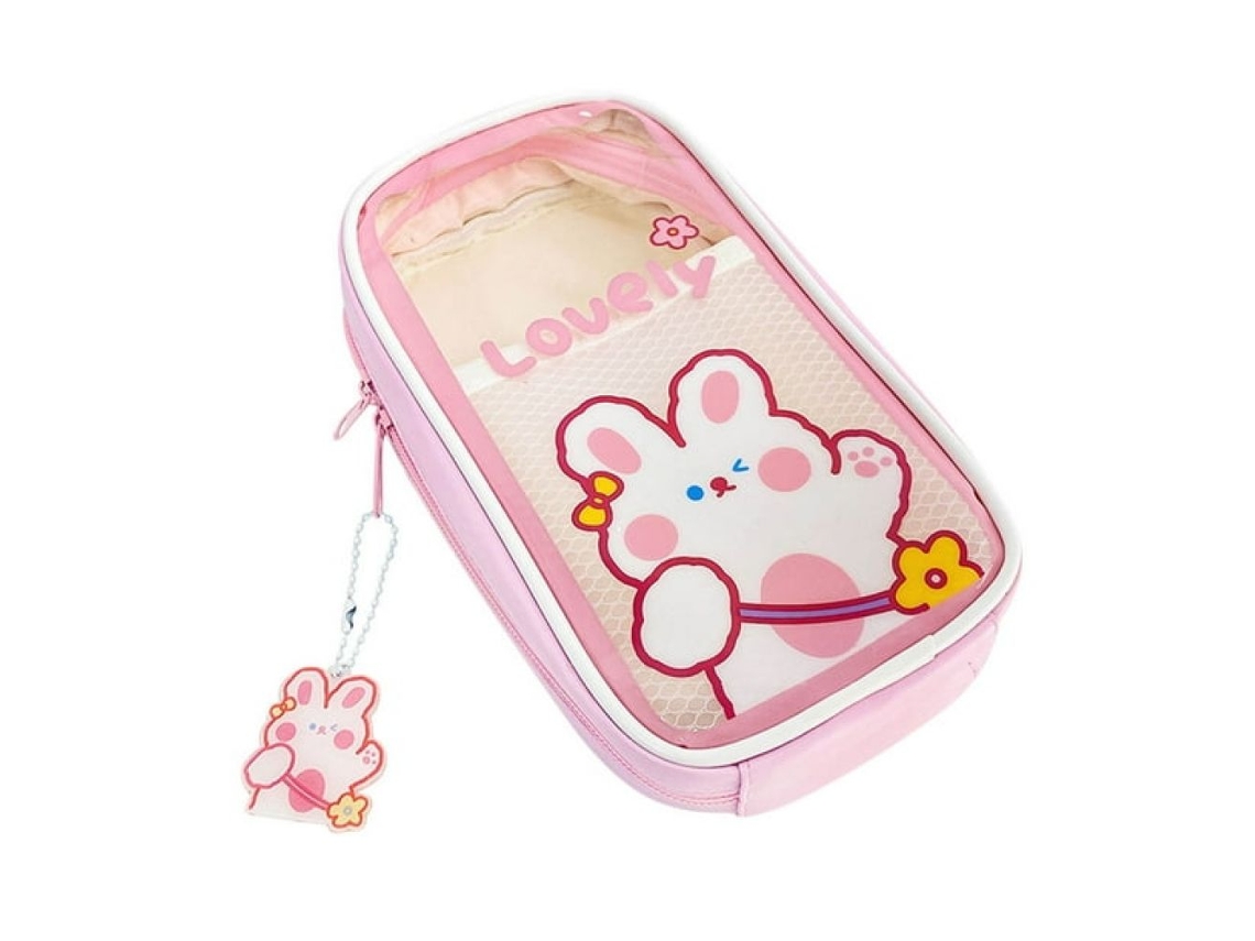 VVJIJILLY Bolsa Fofa Grande Para Meninas, Bolsa Para Canetas E Material Escolar, Organizador Para Estudantes Adolescentes