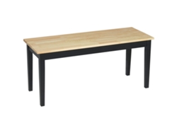 Banco De Comedor De 2 Plazas, Pino Natural, 102x36x45cm