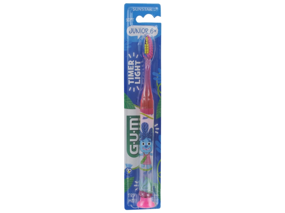 Cepillo de Dientes Timer Light Junior 6 903 Color: Rosa GUM