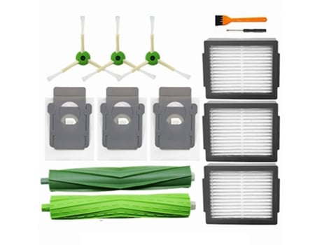 Filtro hepa de escova lateral para robô irobot roomba i3 i7 i4 e5 e6 j7 plus