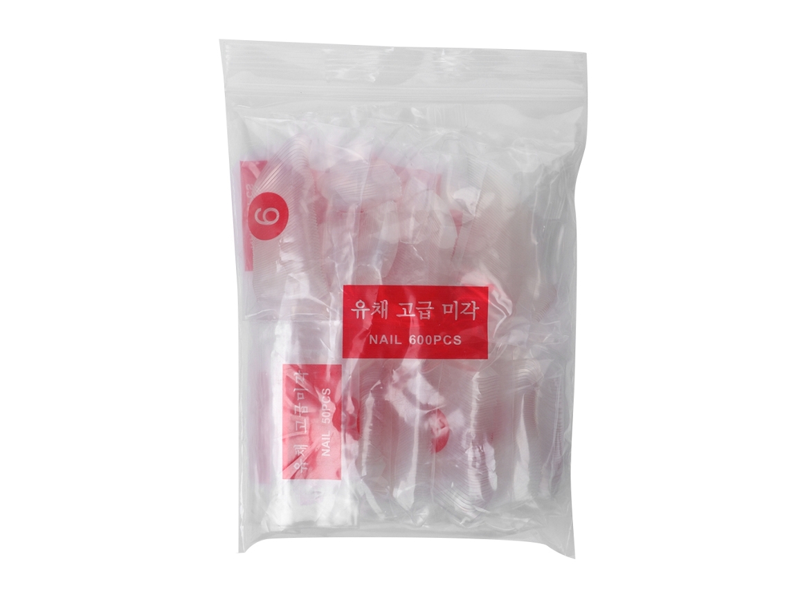 600 Uñas Postizas Completas Para Manualidades, Uñas De Ballet, Puntas De Uñas Artificiales Para Manicura (transparentes)