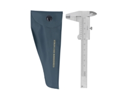 Calibrador Vernier De Acero Inoxidable Con Dos Escalas Para Medir Profundidad Y Diámetro De 0 A 80 Mm Con Una Precisión De 0,05 Mm.