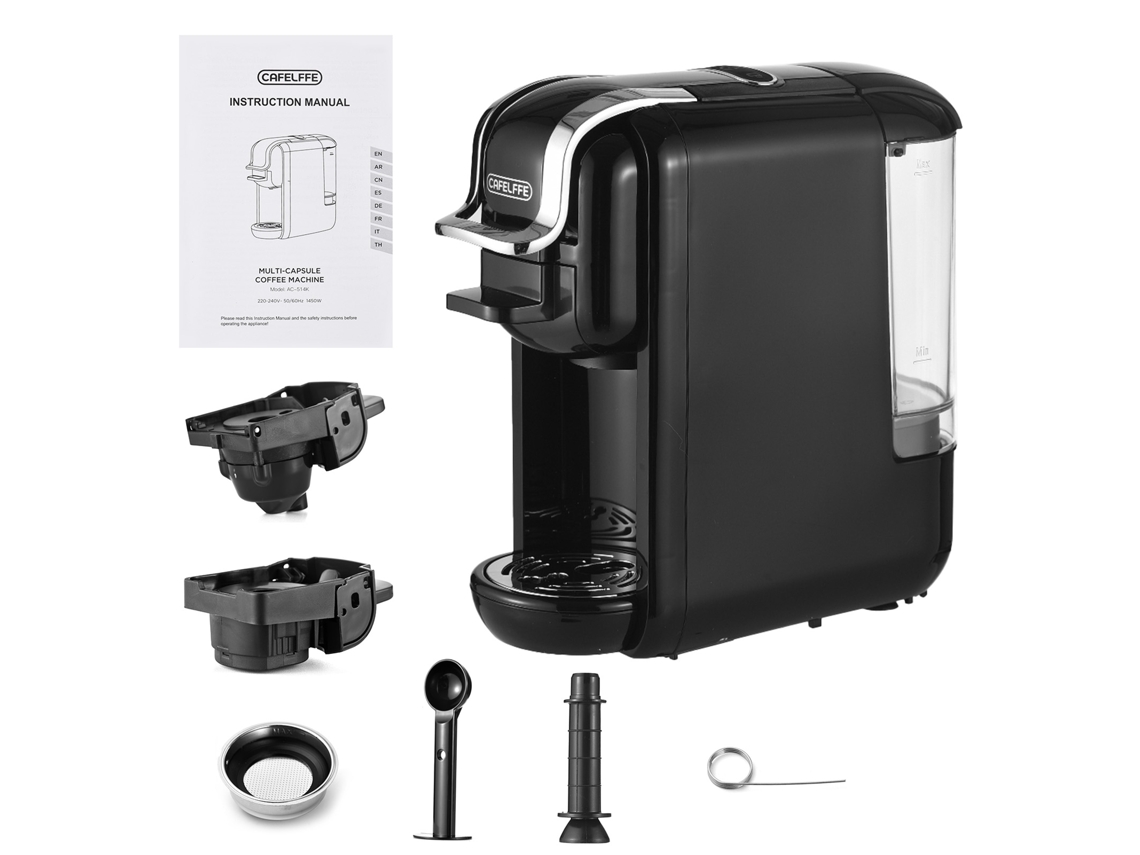 Cafetera 4 en 1 MK-603 Cápsulas Dg/nes Ese P