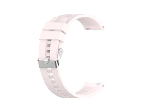 Correa Smartwatch para Huawei Watch GT 2 42mm Silicona con Hebilla Plateada (Arenas Movedizas Rosa)